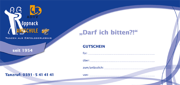 tanzgutschein